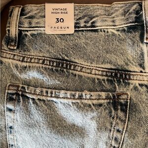 Pacsun high rise jean shorts
